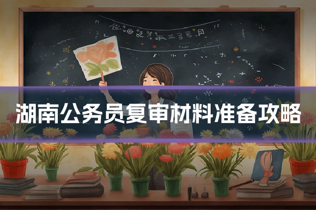 湖南公务员复审材料准备攻略