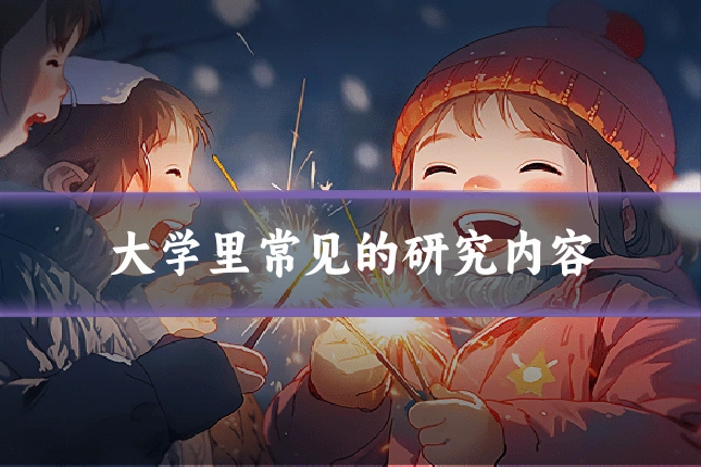 大学里常见的研究内容