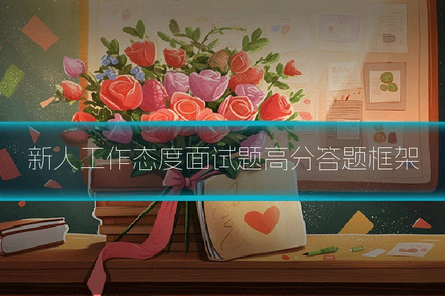 新人工作态度面试题高分答题框架