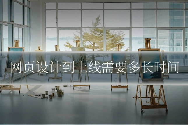 网页设计到上线需要多长时间