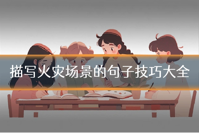 描写火灾场景的句子技巧大全