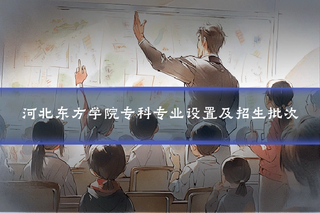 河北东方学院专科专业设置及招生批次