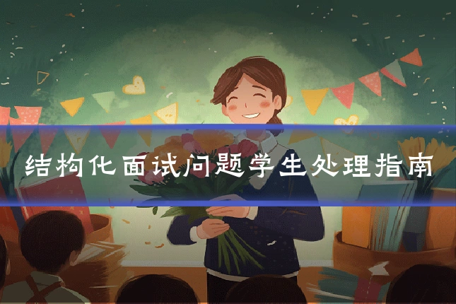结构化面试问题学生处理指南