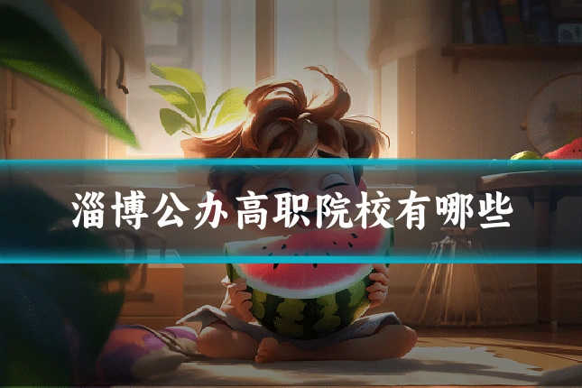 淄博公办高职院校有哪些