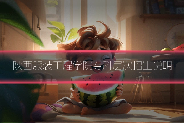 陕西服装工程学院专科层次招生说明