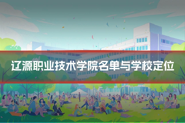 辽源职业技术学院名单与学校定位