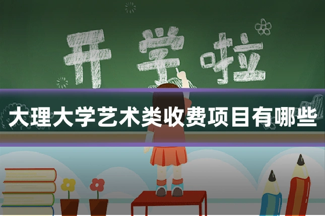 大理大学艺术类收费项目有哪些