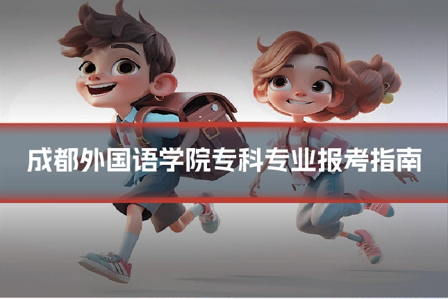 成都外国语学院专科专业报考指南