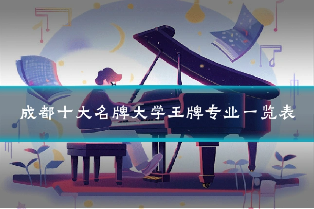 成都十大名牌大学王牌专业一览表