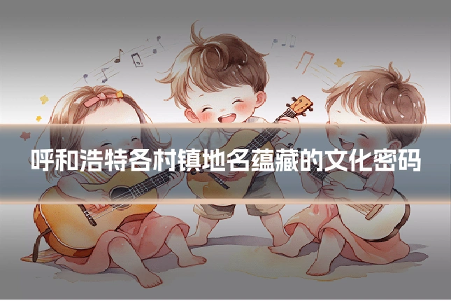 呼和浩特各村镇地名蕴藏的文化密码