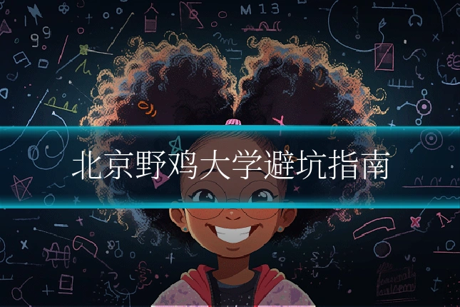 北京野鸡大学避坑指南