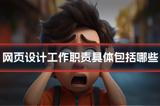 网页设计工作职责具体包括哪些