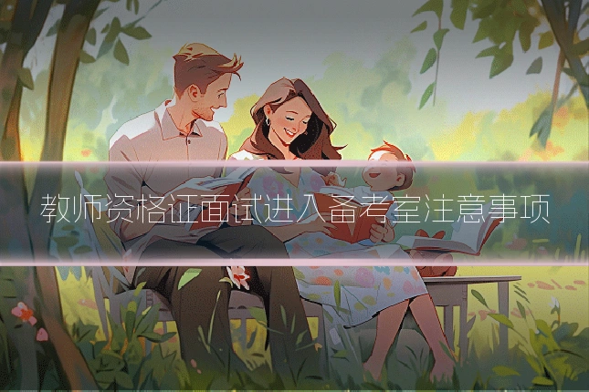 教师资格证面试进入备考室注意事项