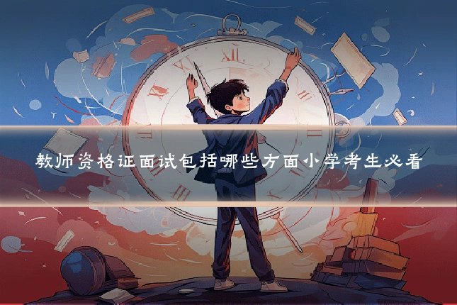 教师资格证面试包括哪些方面小学考生必看