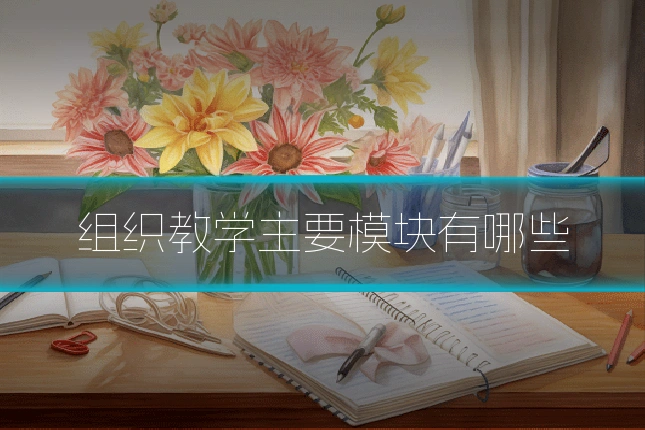 组织教学主要模块有哪些