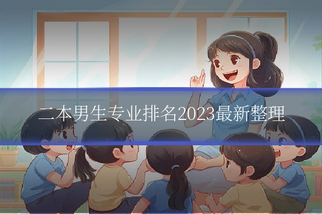 二本男生专业排名2023最新整理