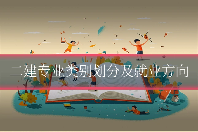 二建专业类别划分及就业方向