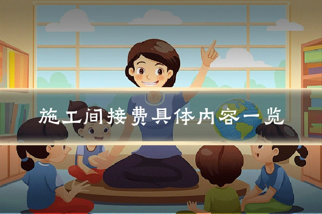 施工间接费具体内容一览