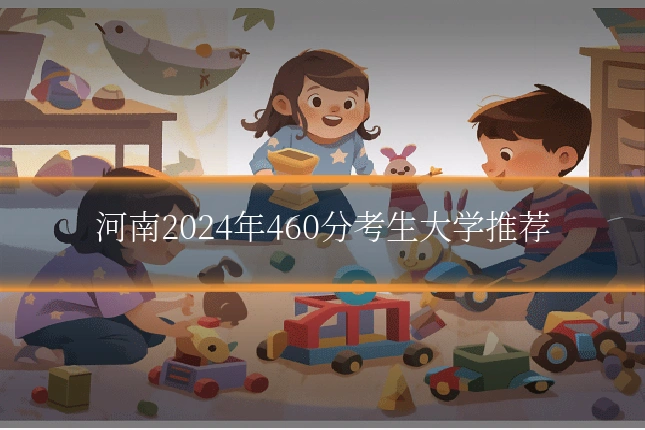 河南2024年460分考生大学推荐