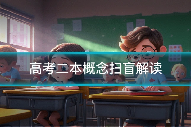 高考二本概念扫盲解读