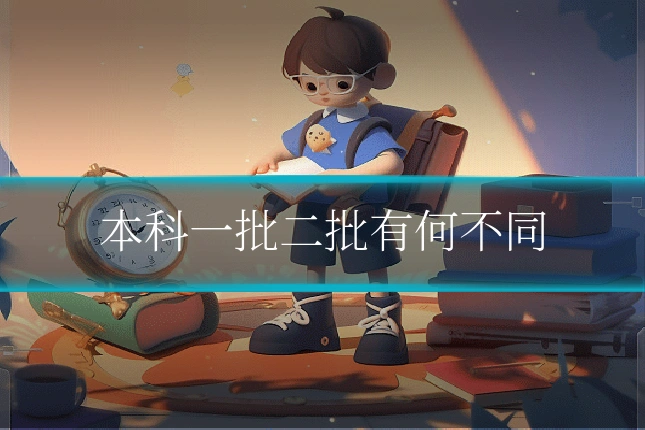 本科一批二批有何不同