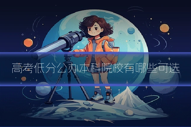 高考低分公办本科院校有哪些可选