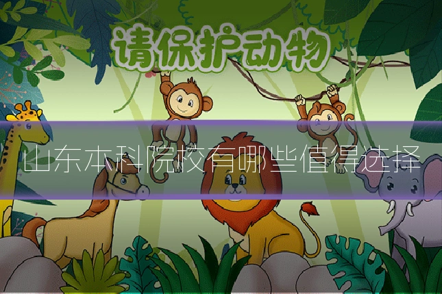 山东本科院校有哪些值得选择