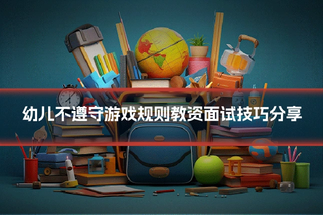 幼儿不遵守游戏规则教资面试技巧分享