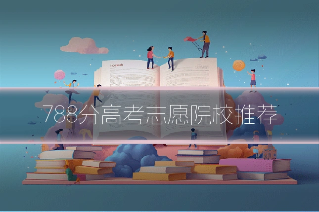 788分高考志愿院校推荐