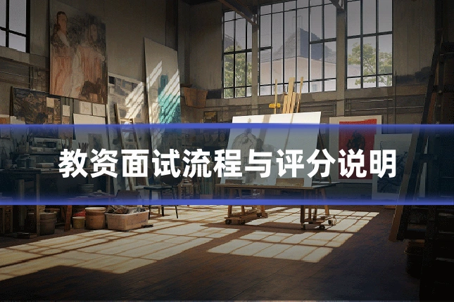 教资面试流程与评分说明