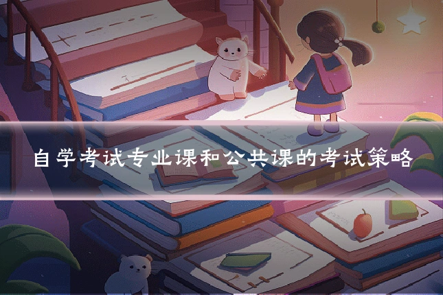 自学考试专业课和公共课的考试策略