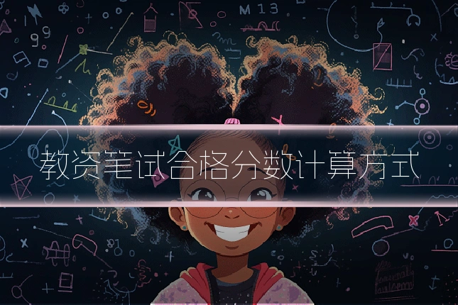 教资笔试合格分数计算方式
