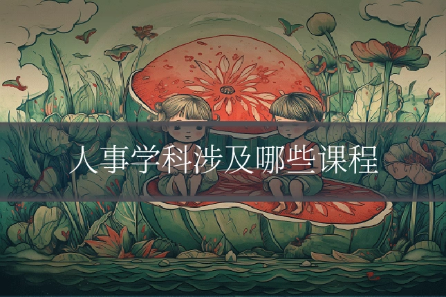 人事学科涉及哪些课程
