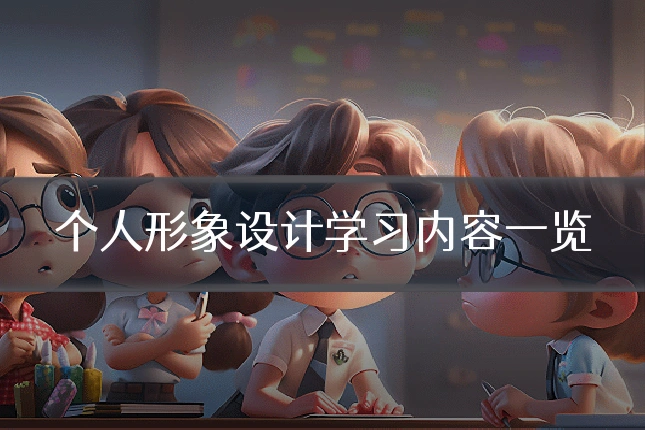 个人形象设计学习内容一览