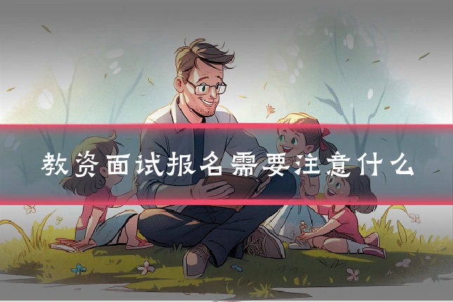 教资面试报名需要注意什么