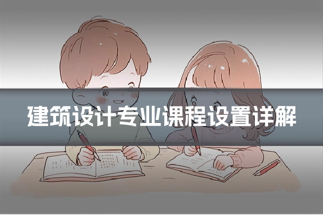 建筑设计专业课程设置详解