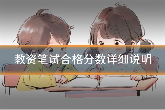 教资笔试合格分数详细说明