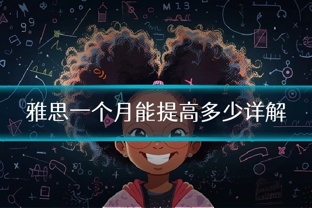 雅思一个月能提高多少详解