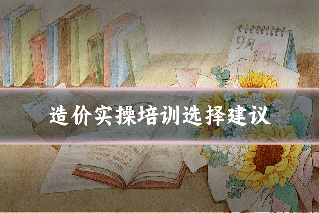 造价实操培训选择建议