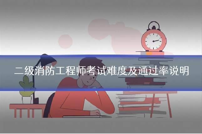 二级消防工程师考试难度及通过率说明