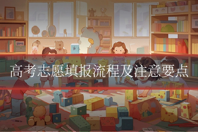 高考志愿填报流程及注意要点