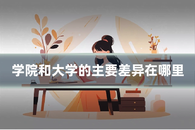 学院和大学的主要差异在哪里