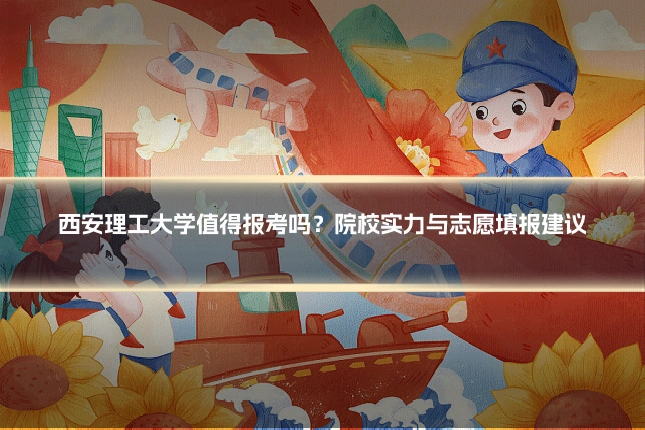 西安理工大学值得报考吗？院校实力与志愿填报建议