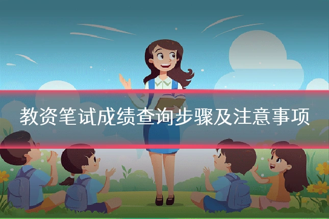 教资笔试成绩查询步骤及注意事项