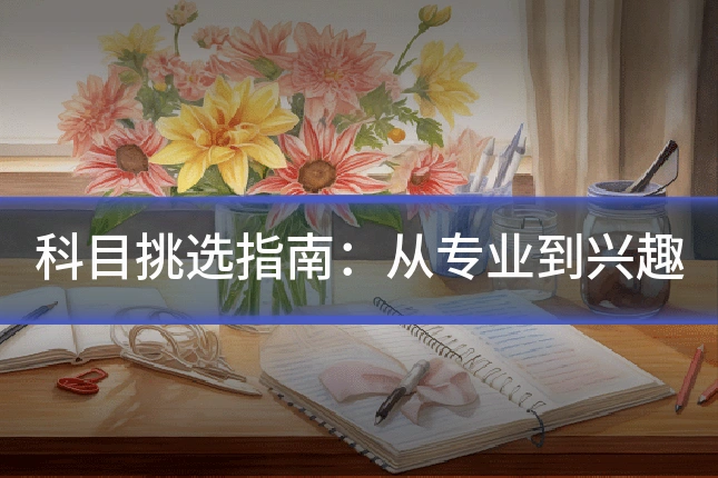 科目挑选指南：从专业到兴趣