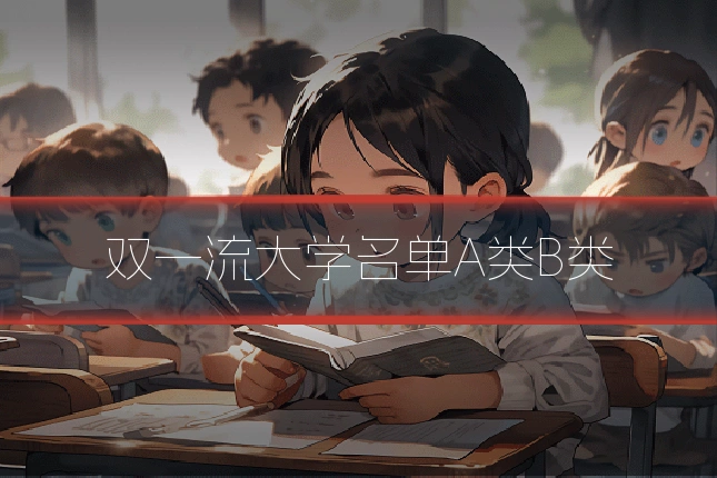 双一流大学名单A类B类
