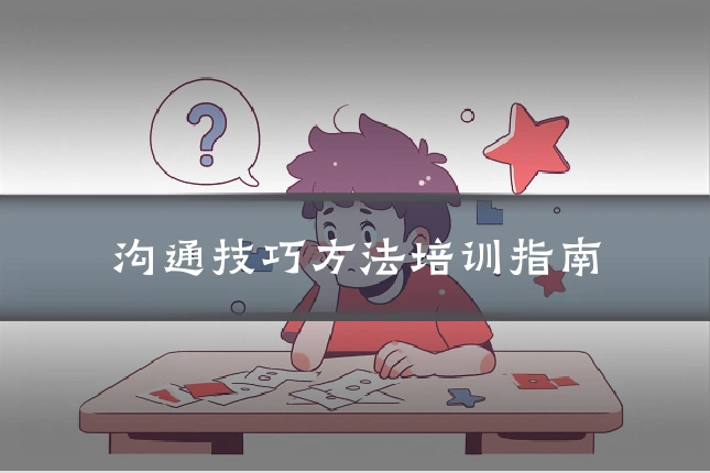 沟通技巧方法培训指南