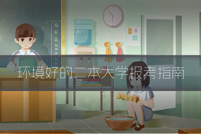 环境好的二本大学报考指南