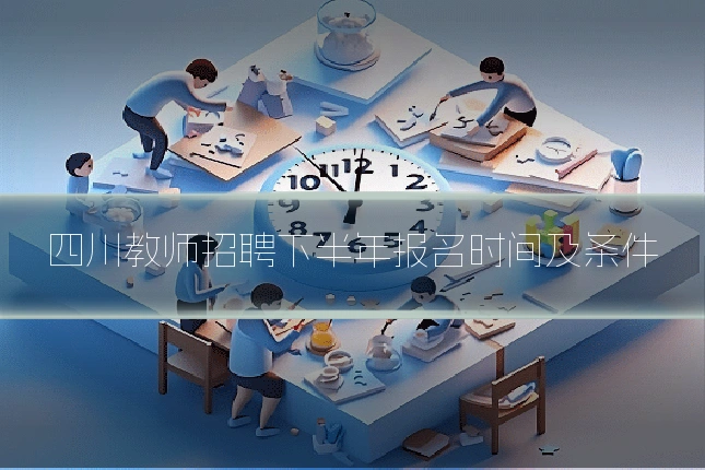 四川教师招聘下半年报名时间及条件