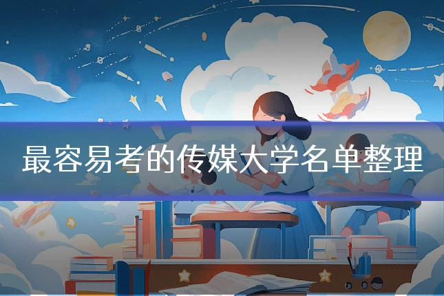 最容易考的传媒大学名单整理